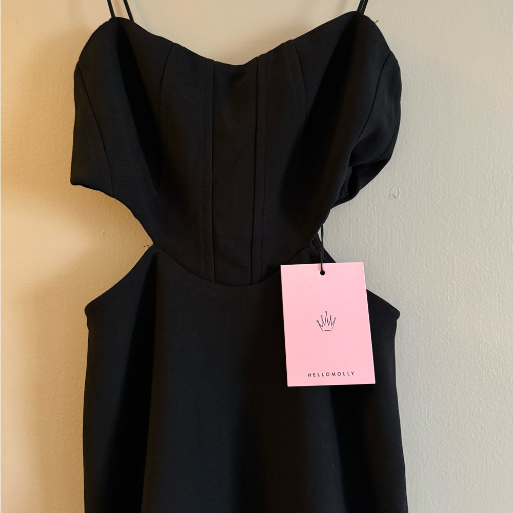 Black Hello Molly Cutout Dress
